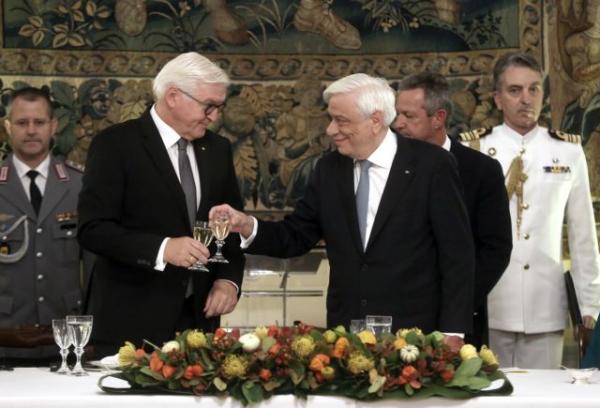 In Athens, Steinmeier rejects any claims to WWII reparations, occupation loan