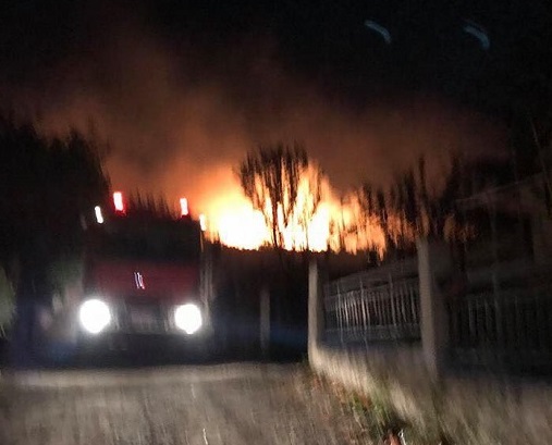 Πυρκαγιά στο Φίλυρο Θεσσαλονίκης
