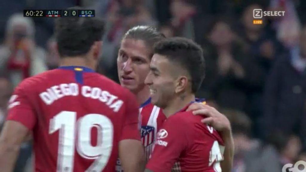 Τι εννοείς είναι αριστερό μπακ; Γκολάρα Φιλίπε Λουίς για το 2-0 της Ατλέτι!