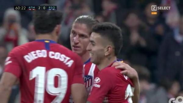 Τι εννοείς είναι αριστερό μπακ; Γκολάρα Φιλίπε Λουίς για το 2-0 της Ατλέτι!