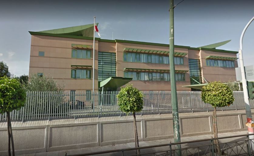 Επίθεση αγνώστων στην πρεσβεία του Καναδά στο Χαλάνδρι