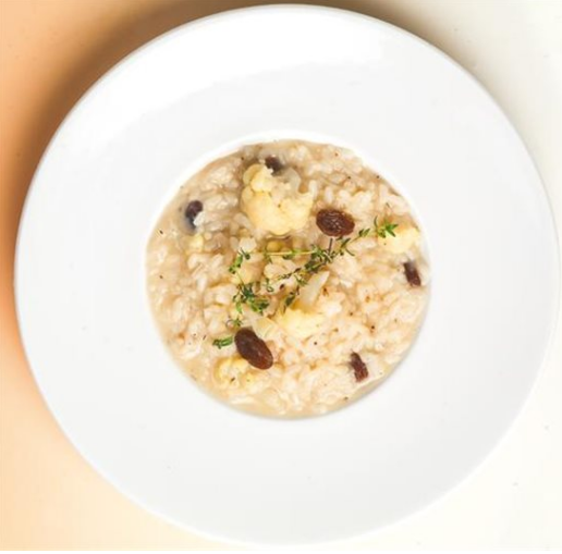 Ριζότο µε πράσο και κουνουπίδι