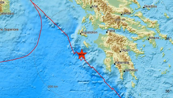 Σεισμός 6,5 στο Ιόνιο έγινε αισθητός μέχρι την Αθήνα [Εικόνες]