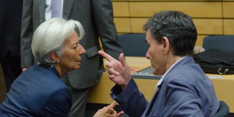 Προσπάθεια Τσακαλώτου να πείσει τη Λαγκάρντ για τις συντάξεις