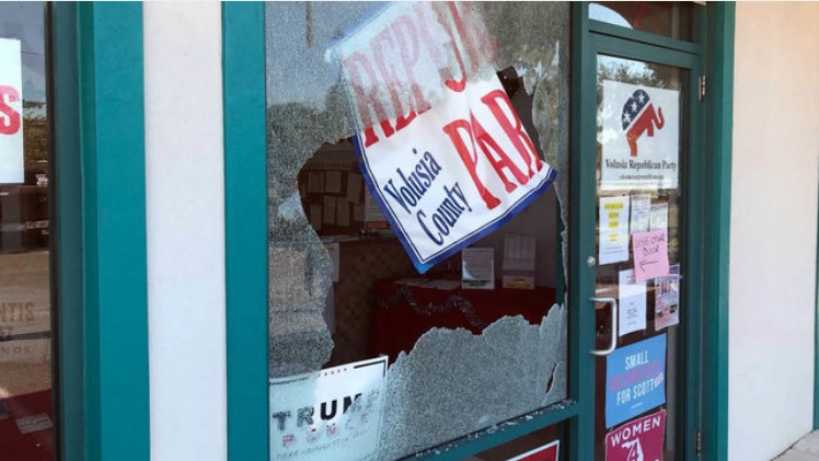 Πυροβολισμοί σε γραφείο Ρεπουμπλικανού υποψήφιου στη Φλόριντα [Εικόνες]