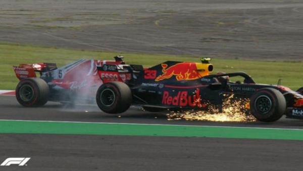 Σύγκρουση Φέτελ – Φερστάπεν στο Γκραν Πρι Ιαπωνίας