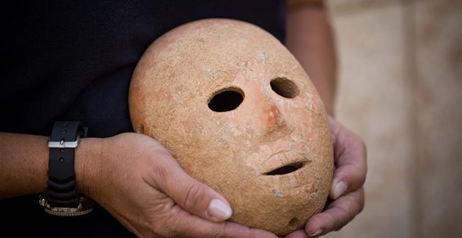 Μάσκα 9.000 ετών βρέθηκε στη Δυτική Όχθη