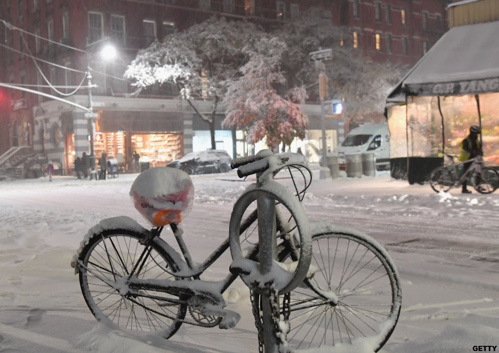 Χιόνια στη Νέα Υόρκη