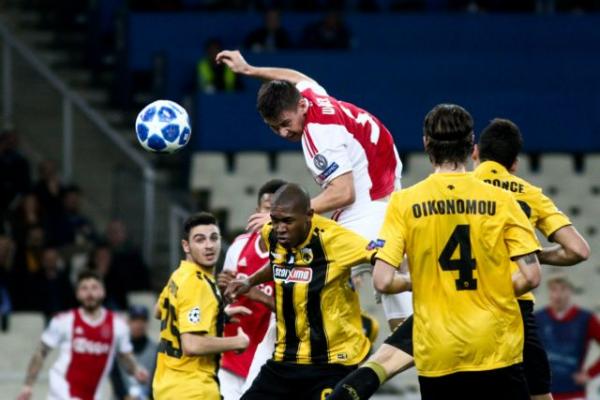 Live : ΑΕΚ – Αγιαξ: Τελικό 0-2