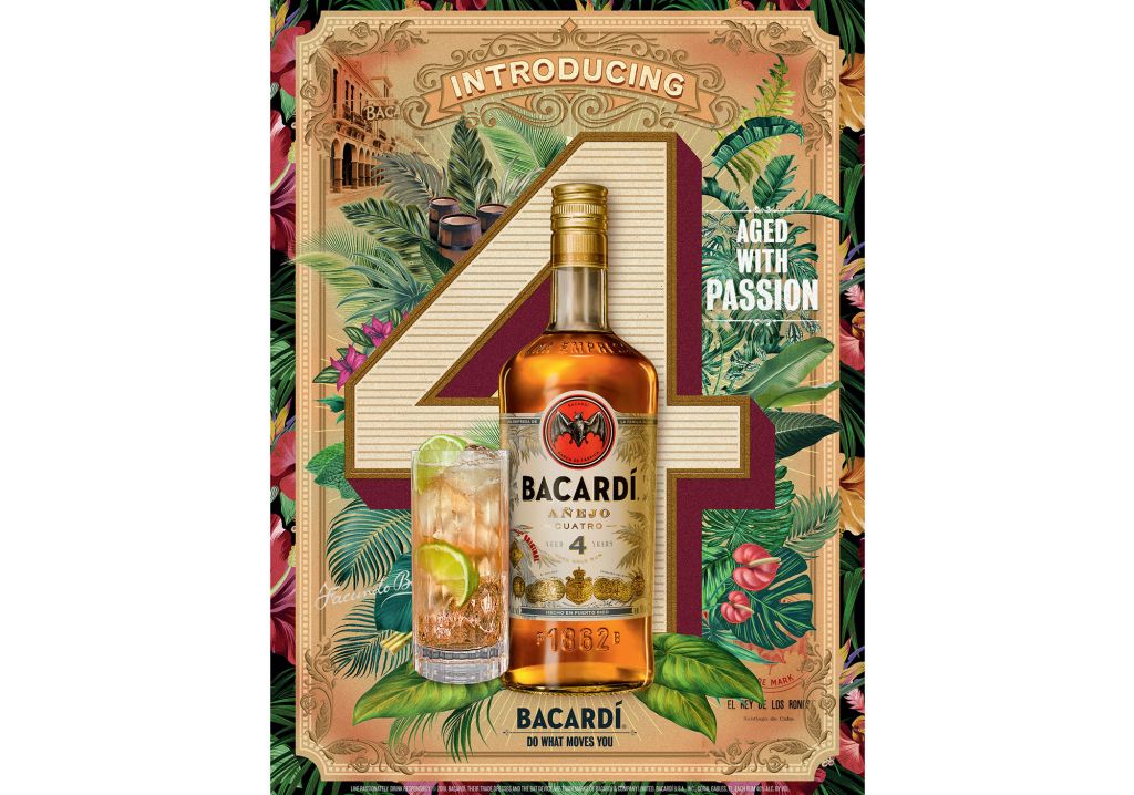 Το Bacardí λανσάρει το Bacardí Añejo Cuatro