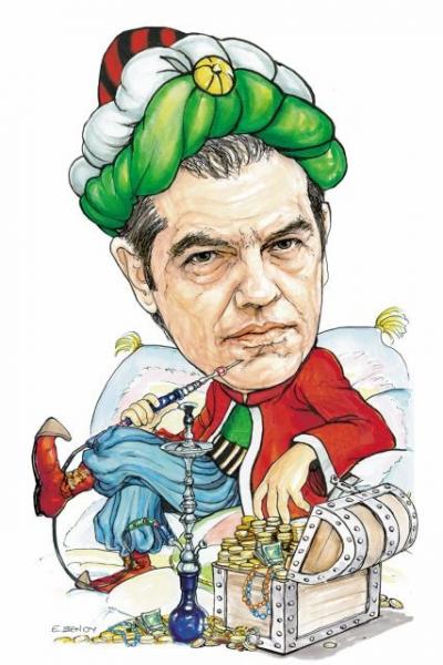 Το σκίτσο της Έφης Ξένου στα «Νέα» την Παρασκευή 9 Νοεμβρίου