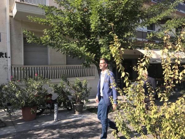 Η «πρώτη βόλτα» του Κ. Μπακογιάννη στην Αθήνα