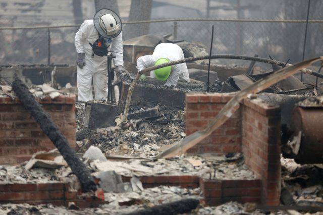 Καλιφόρνια: Μεγαλώνει η λίστα των νεκρών από τις φονικές πυρκαγιές