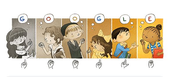 Ο «πατέρας των κωφών» στο doodle της Google