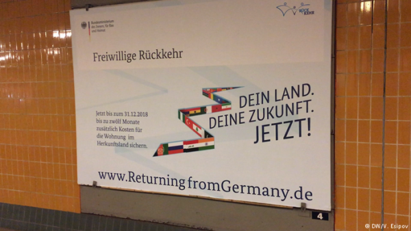 Το Βερολίνο επιβραβεύει την επιστροφή προσφύγων