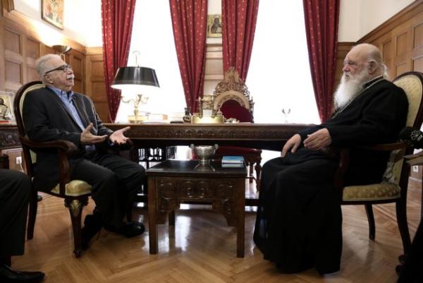 Ieronymos, Gavroglu discuss commitments, concerns about Church-State pact