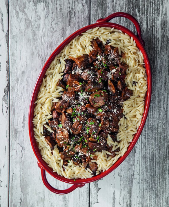 Γιουβέτσι με πορτομπέλο