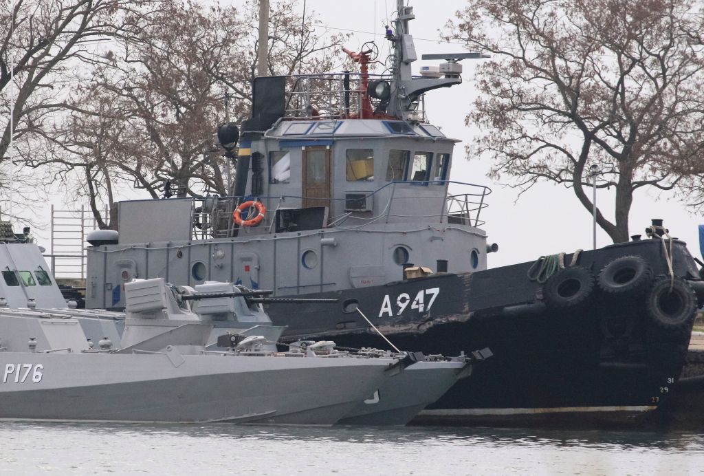 Στο λιμάνι του Κερτς βρίσκονται τα ουκρανικά πλοία που κατέλαβε η Ρωσία