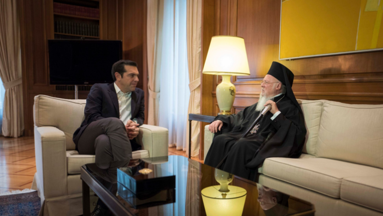 Βαρθολομαίος προς Τσίπρα: Όχι σε κάθε αλλαγή στο άρθρο 3 του Συντάγματος