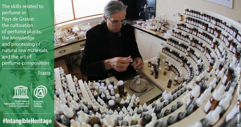 Άυλη πολιτιστική κληρονομιά της UNESCO τα περίφημα αρώματα της Γκρας