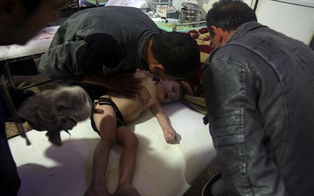 Περισσότερα από 100 τα θύματα της χημικής επίθεσης στο Χαλέπι