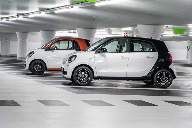 smart fortwo και forfour 2015