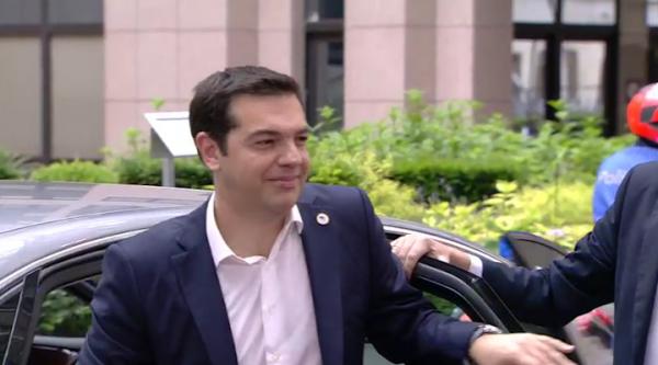 Η άφιξη του Αλ. Τσίπρα στη Σύνοδο Κορυφής