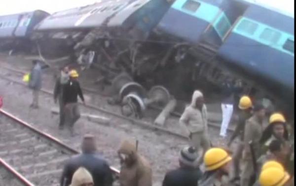Ινδία: Εκτροχιασμός τρένου με τουλάχιστον δύο νεκρούς