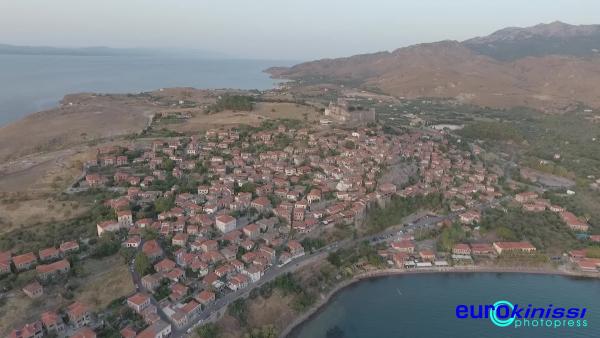 Λέσβος: Ο Μόλυβος από ψηλά