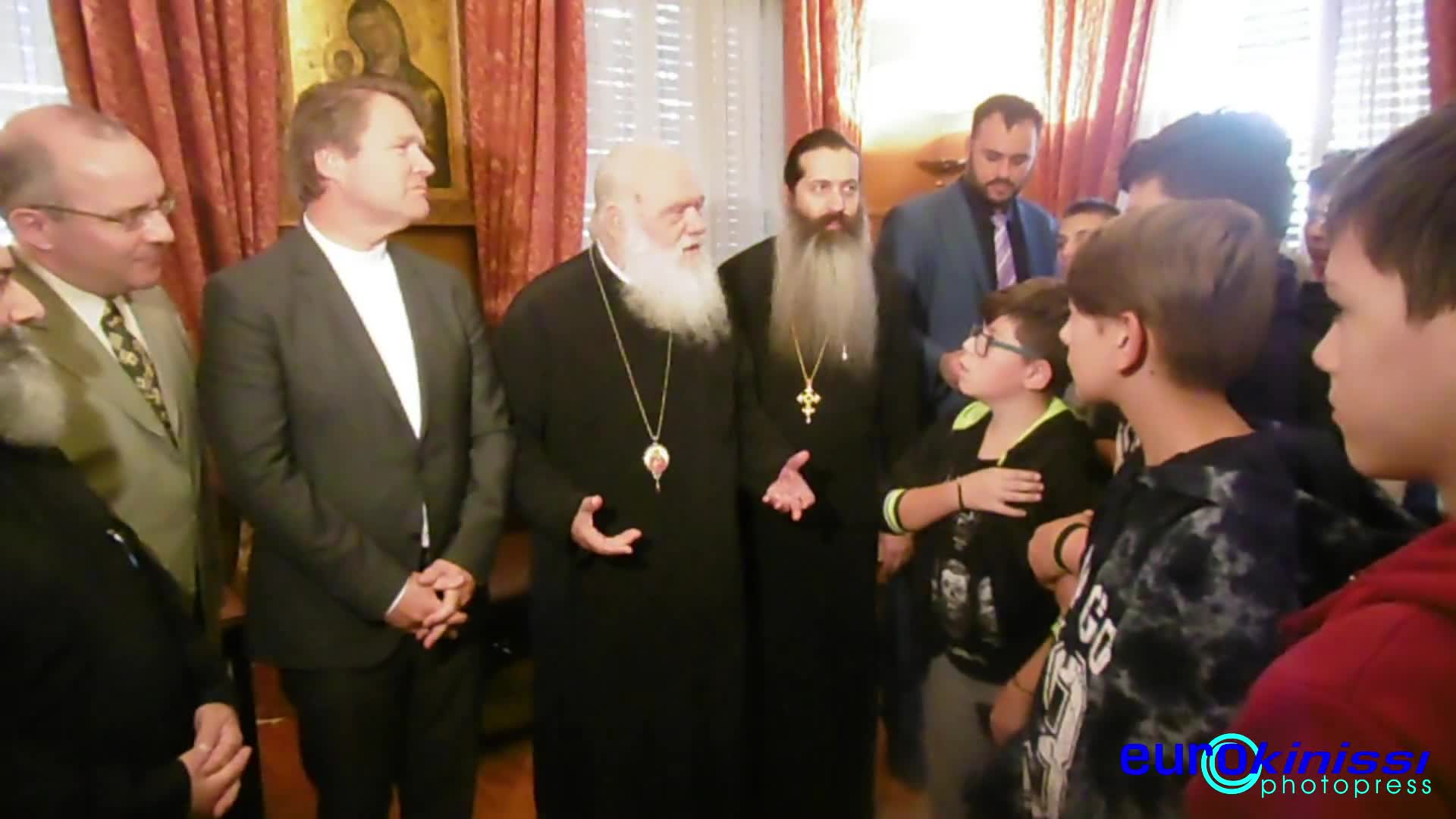 Επίσκεψη μαθητών από την Ορεστειάδα δέχθηκε ο Αρχιεπίσκοπος Ιερώνυμος