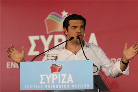 Με 74,08% εξελέγη πρόεδρος του ΣΥΡΙΖΑ ο Αλέξης Τσίπρας