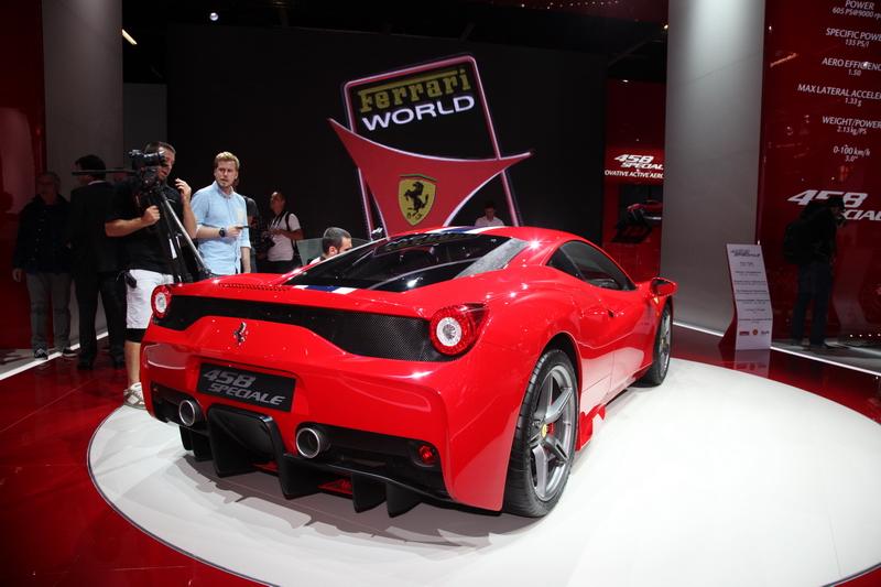 65η Έκθεση Αυτοκινήτου Φρανκφούρτης: Ferrari 458 Speciale