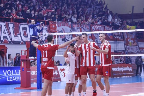 Μεγάλη νίκη – πρόκριση του Ολυμπιακού