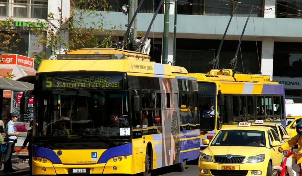 Τρίωρη στάση εργασίας στα τρόλεϊ την Τετάρτη