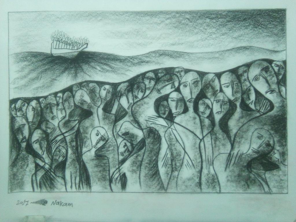 Οι πρόσφυγες πρωταγωνιστούν στις καρτ ποστάλ του Μοχάμεντ Νακάμ