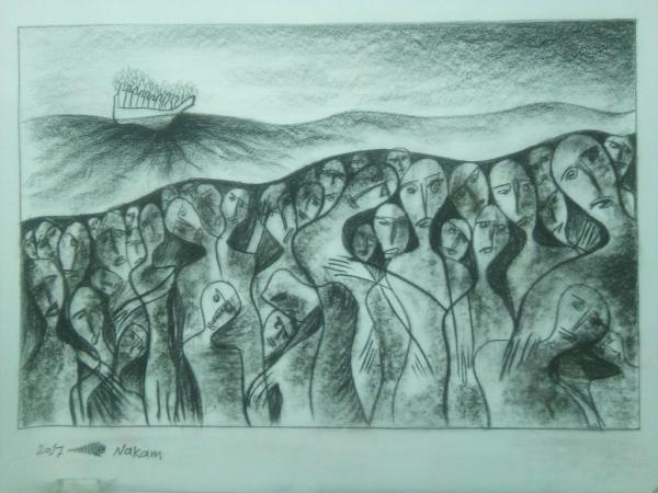 Οι πρόσφυγες πρωταγωνιστούν στις καρτ ποστάλ του Μοχάμεντ Νακάμ