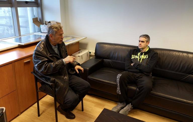 Επίσκεψη του Γιάννη Ιωαννίδη στην ΚΑΕ Άρης