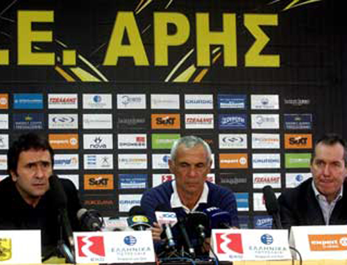 «Σκούπα» στον Αρη, απουσίες για τον αγώνα με την ΑΕΚ