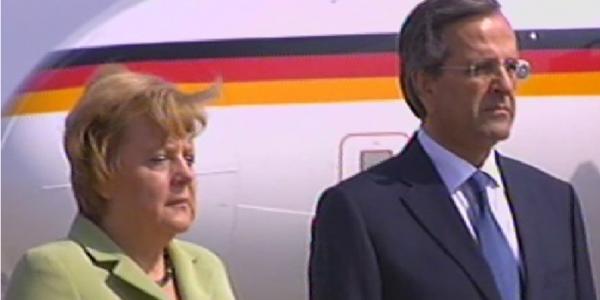 Η άφιξη της Αγκελα Μέρκελ στην Αθήνα