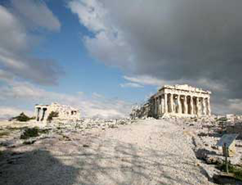 Στον αρχαιολογικό χώρο της Ακρόπολης ο Κάρολος Παπούλιας