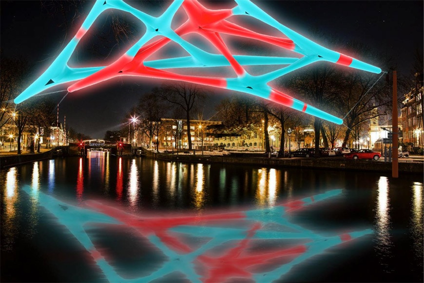 Εντυπωσιακά έργα τέχνης στο Φεστιβάλ Φωτός του Άμστερνταμ