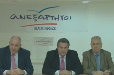 Τρεις νέες αποχωρήσεις στελεχών από τους Ανεξάρτητους Ελληνες