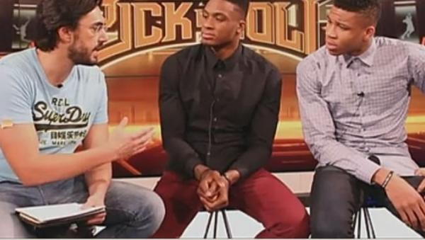 Θανάσης και Γιάννης Αντετοκούνμπο στην Ελλάδα