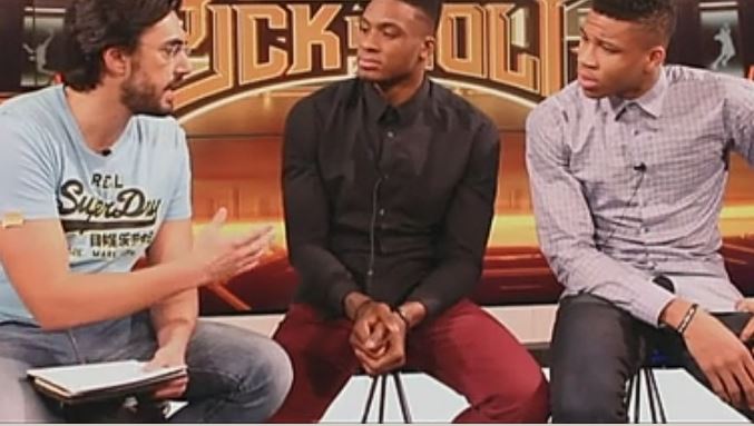 Θανάσης και Γιάννης Αντετοκούνμπο στην Ελλάδα