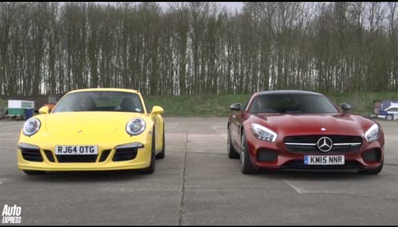 Mercedes-AMG GT Vs Porsche 911 GTS