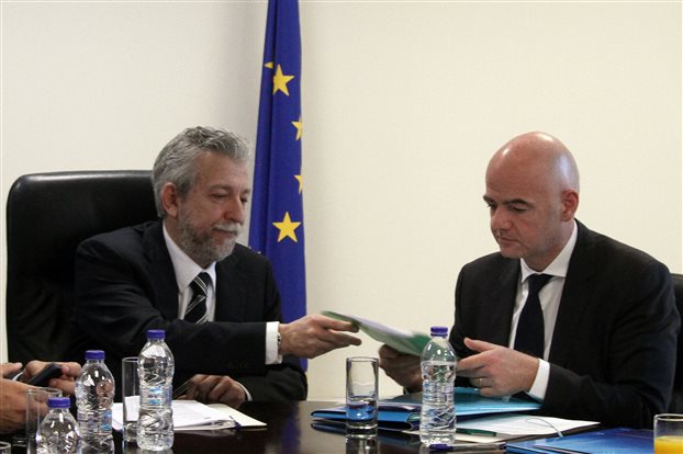 Προς συμβιβαστική λύση για το ελληνικό ποδόσφαιρο Κοντονής-UEFA