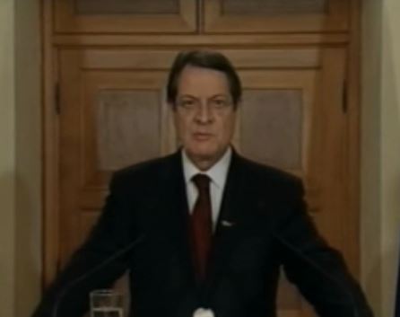 Ν.Αναστασιάδης: «Ευχαριστώ την Ελλάδα για την συμπαράσταση»