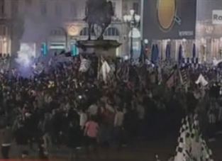 Ολονύχτιο πάρτυ στο Τορίνο από οπαδούς της Γιουβέντους