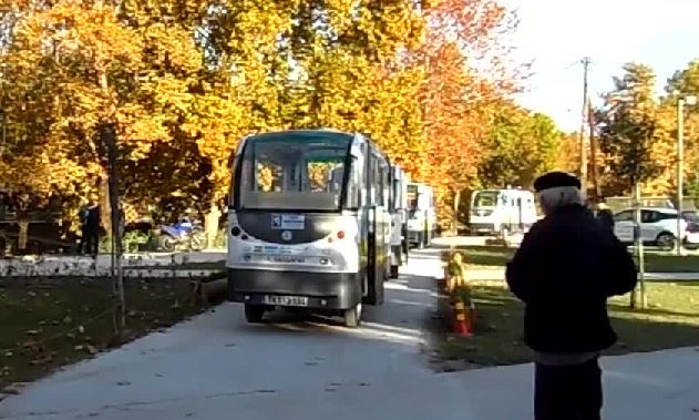 Εγκαίνια στην πόλη των Τρικάλων για το λεωφορείο χωρίς οδηγό