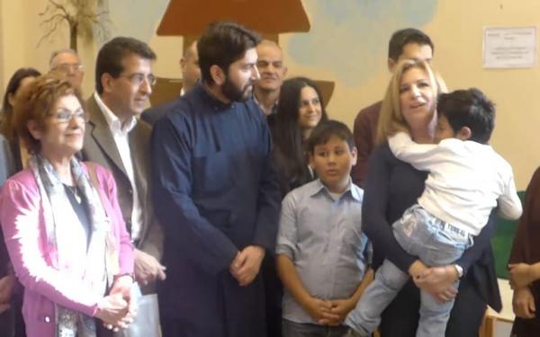 Επίσκεψη της προέδρου του Πασοκ Φώφης Γεννηματά στην κιβωτό του κόσμου